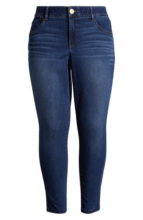 Shop Wit & Wisdom 'ab'solution Mid Rise Ankle Skinny Jeans In Blue