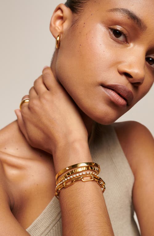 Monica Vinader Delphi Friendship Bracelet In 18ct Gold Vermeil/silver