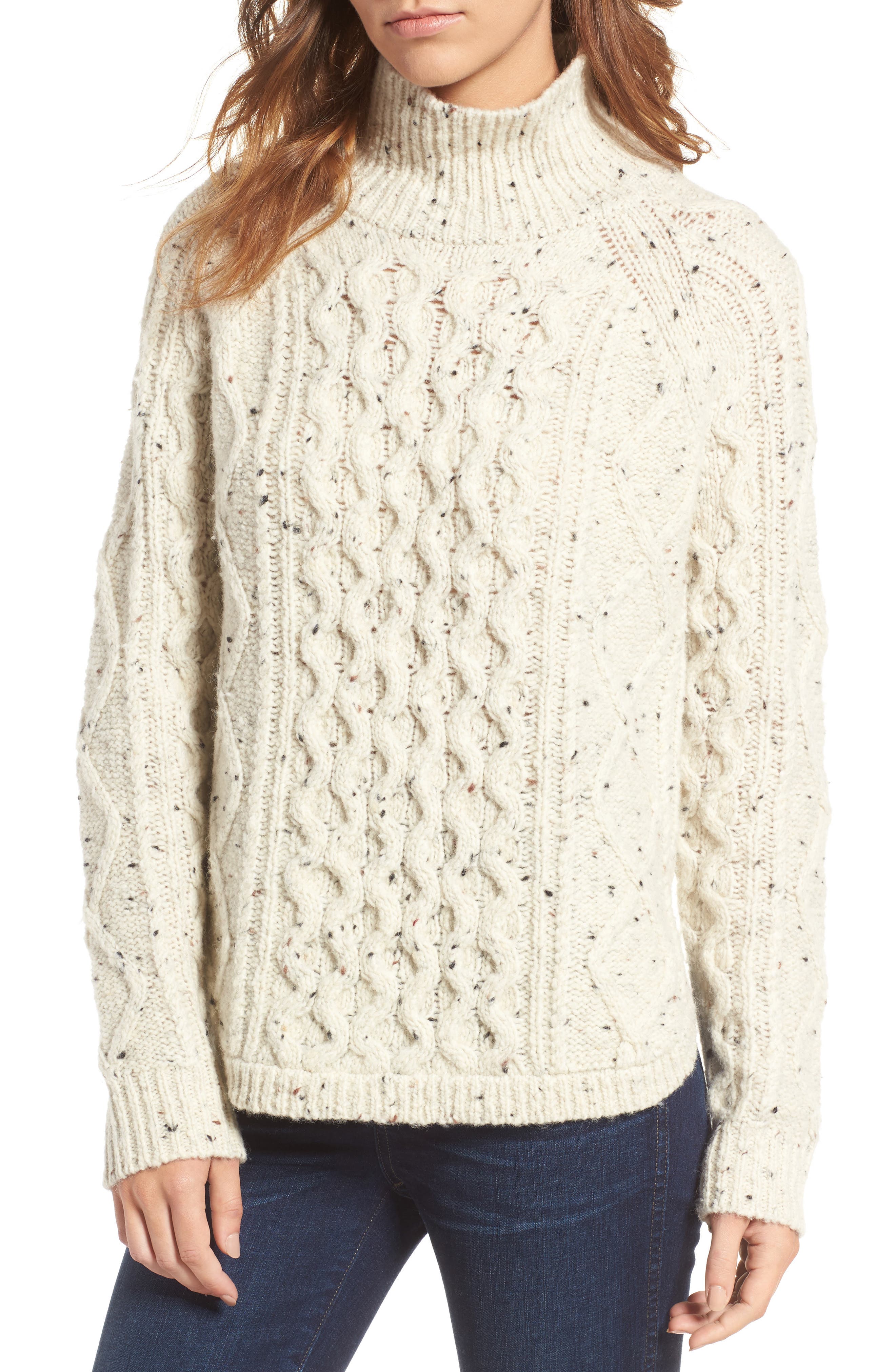 Madewell Cable Knit Sweater Nordstrom