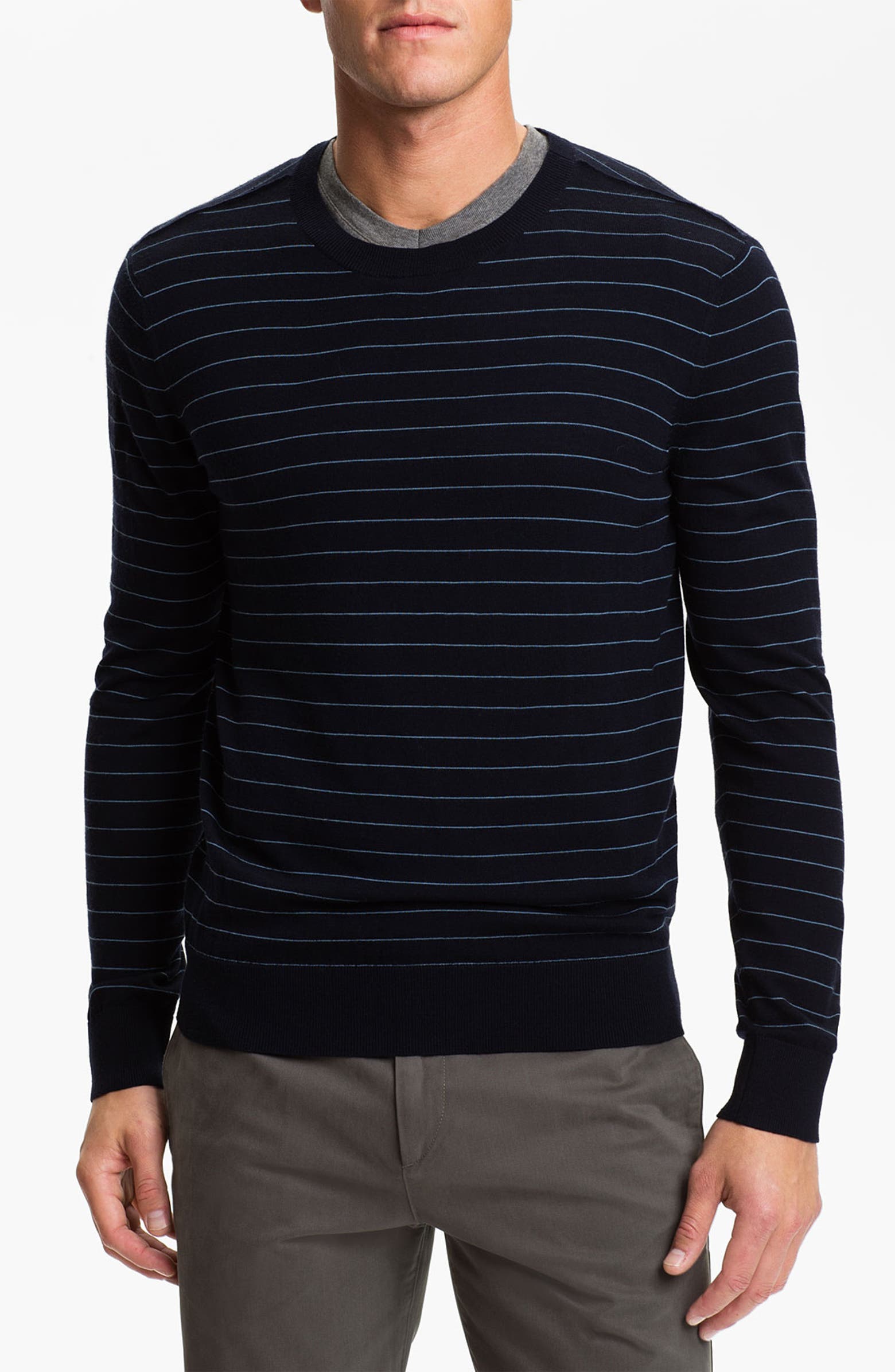 Theory Stripe Wool Sweater | Nordstrom