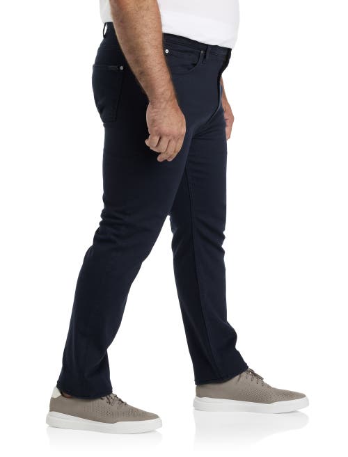 Shop 7 For All Mankind Straight-fit Jeans In Navy