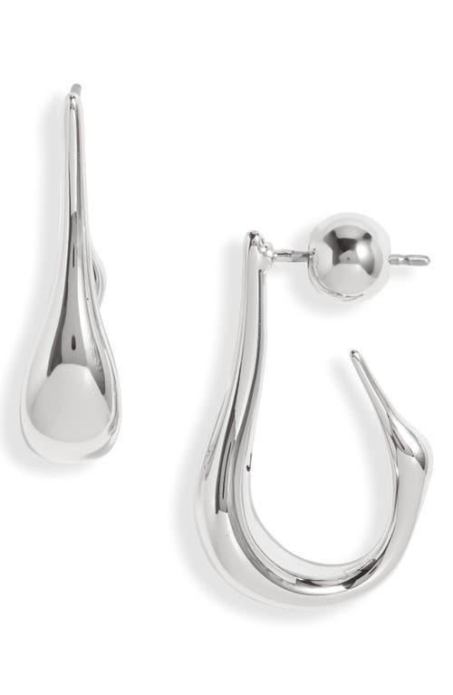 Shop Jenny Bird Collette Small Hoops In High Polish Silver