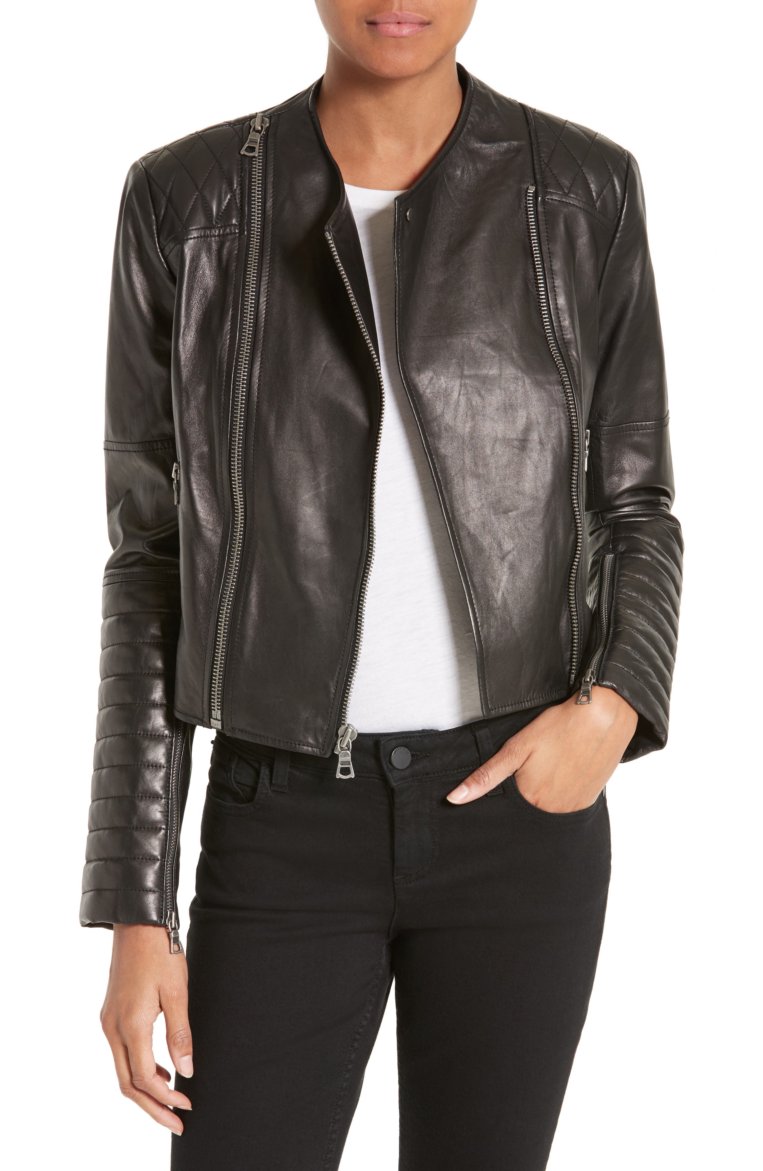 alice olivia leather jacket