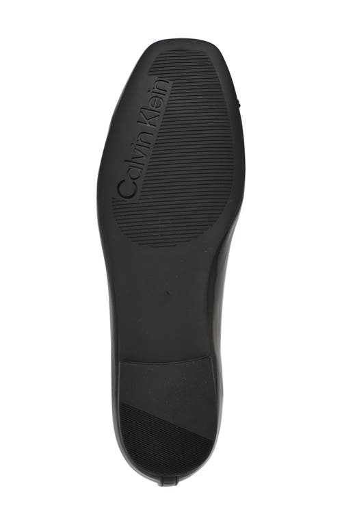 Calvin Klein Bronte Ballet Flat In Black/black