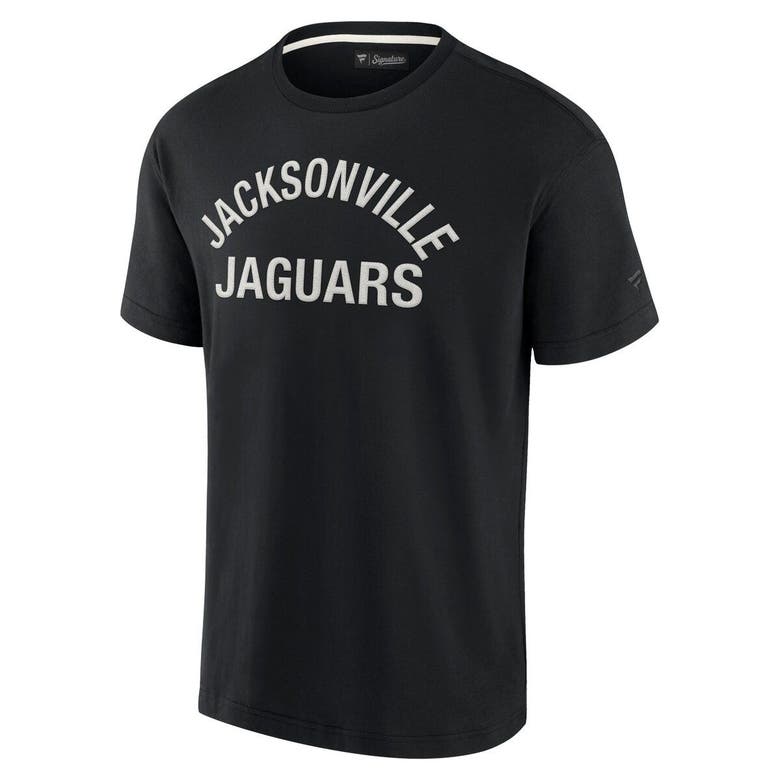 Shop Fanatics Signature Unisex  Black Jacksonville Jaguars Elements Super Soft Short Sleeve T-shirt