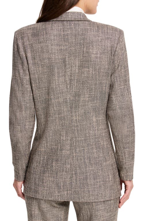 Shop Nic + Zoe Nic+zoe City Tweed Blazer In Neutral Mix