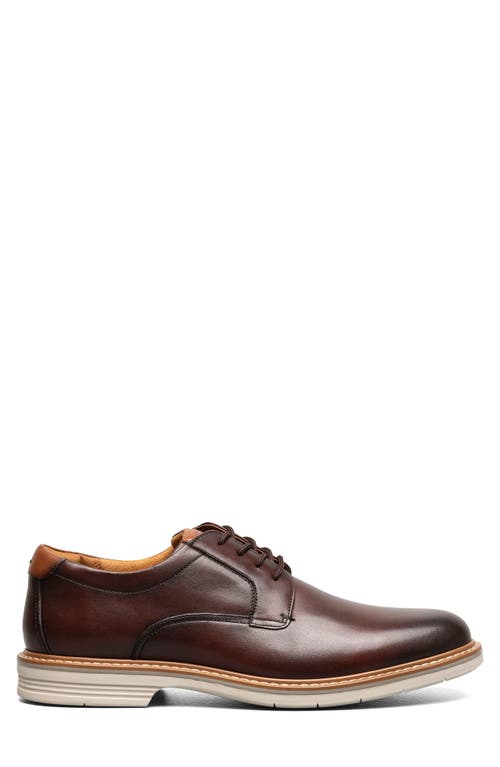 Shop Florsheim Norwalk Plain Toe Derby In Brown