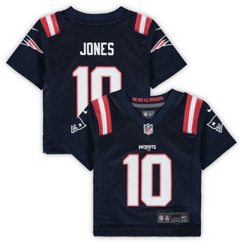 Infant Nike Mac Jones Navy New England Patriots Game Jersey