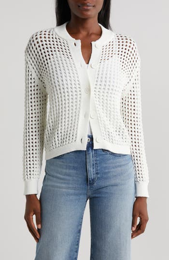 VINCE CAMUTO VINCE CAMUTO MESH BOMBER JACKET