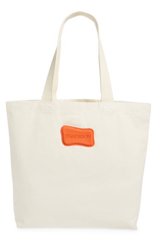 Shop Jw Anderson Canvas Tote In Natural