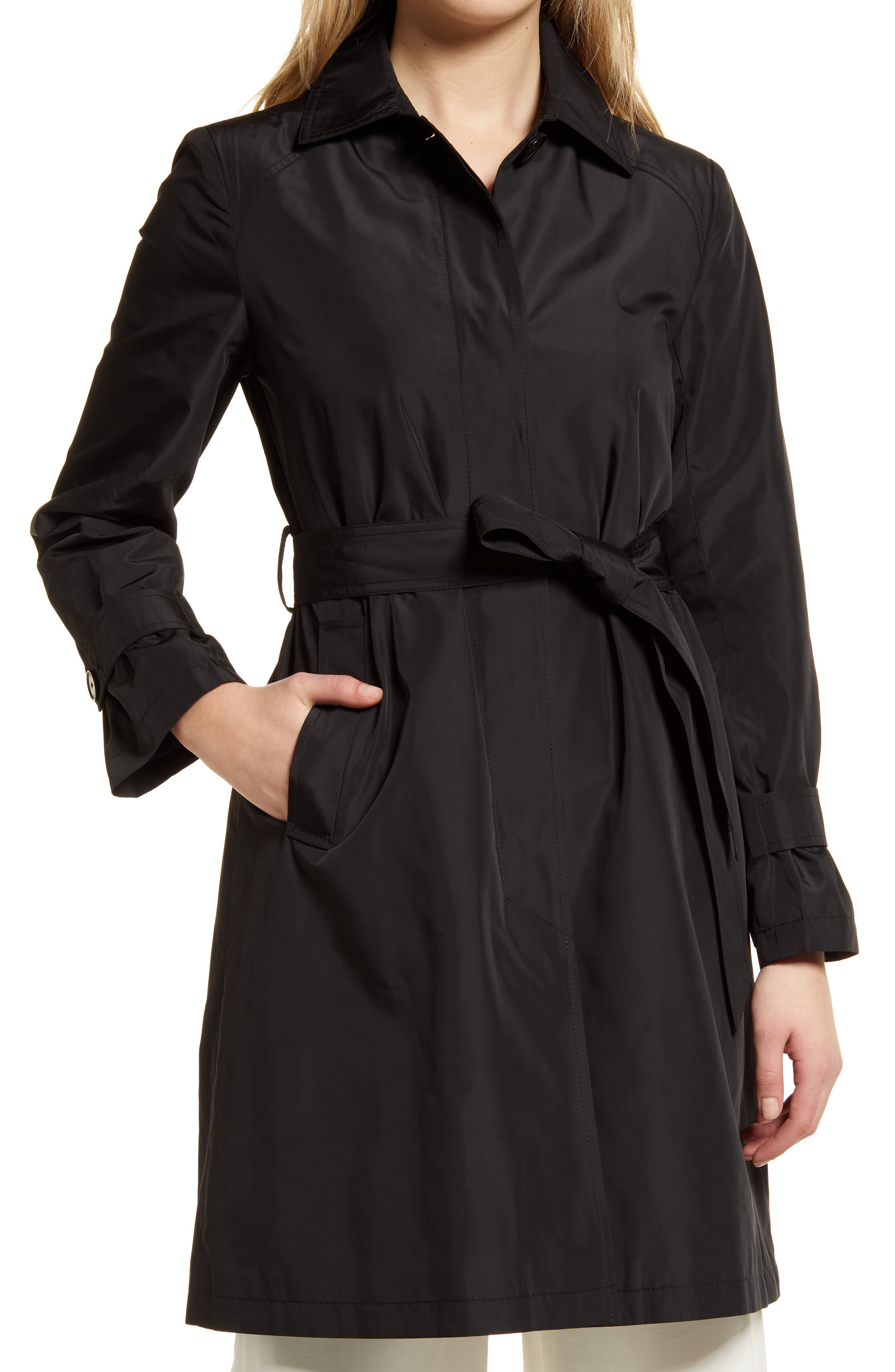 Sam Edelman Belted Rain Jacket | Nordstrom