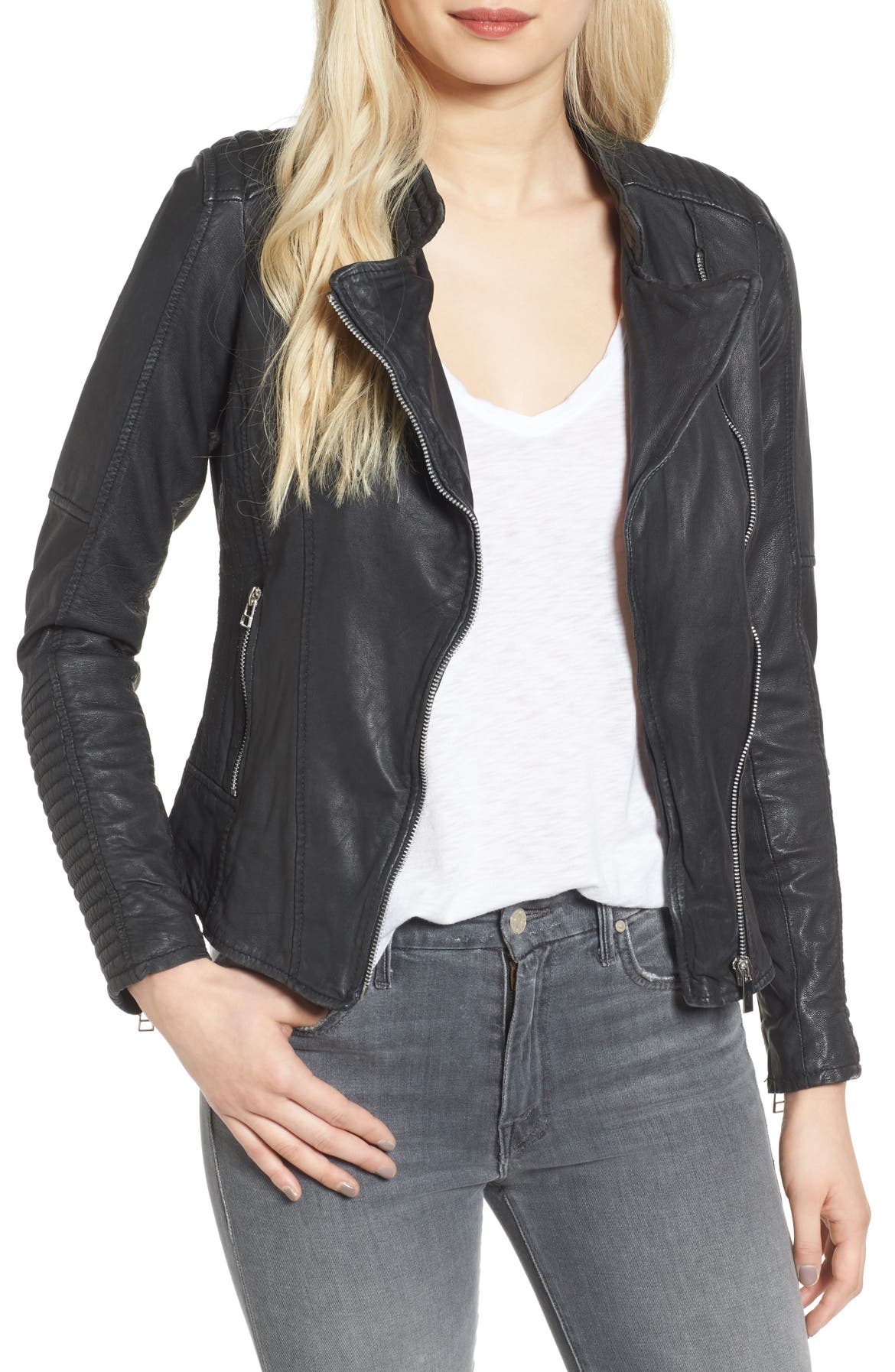 Goosecraft Quilted Leather Jacket | Nordstrom