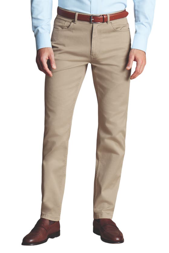 CHARLES TYRWHITT CHARLES TYRWHITT TWILL SLIM FIT 5 POCKET JEANS