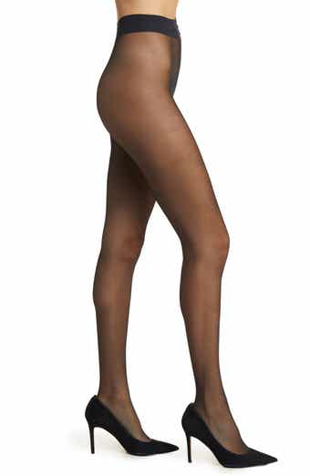 KRYSTAL Fleece Lined Tights Sheer Women - Fake Translucent Warm Pantyhose Leggings  Sheer Thick Tights for Winter