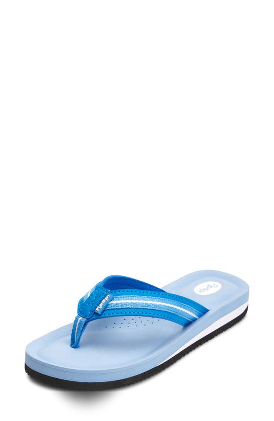 Floopi Molded Cushioned Flip Flop In Blue