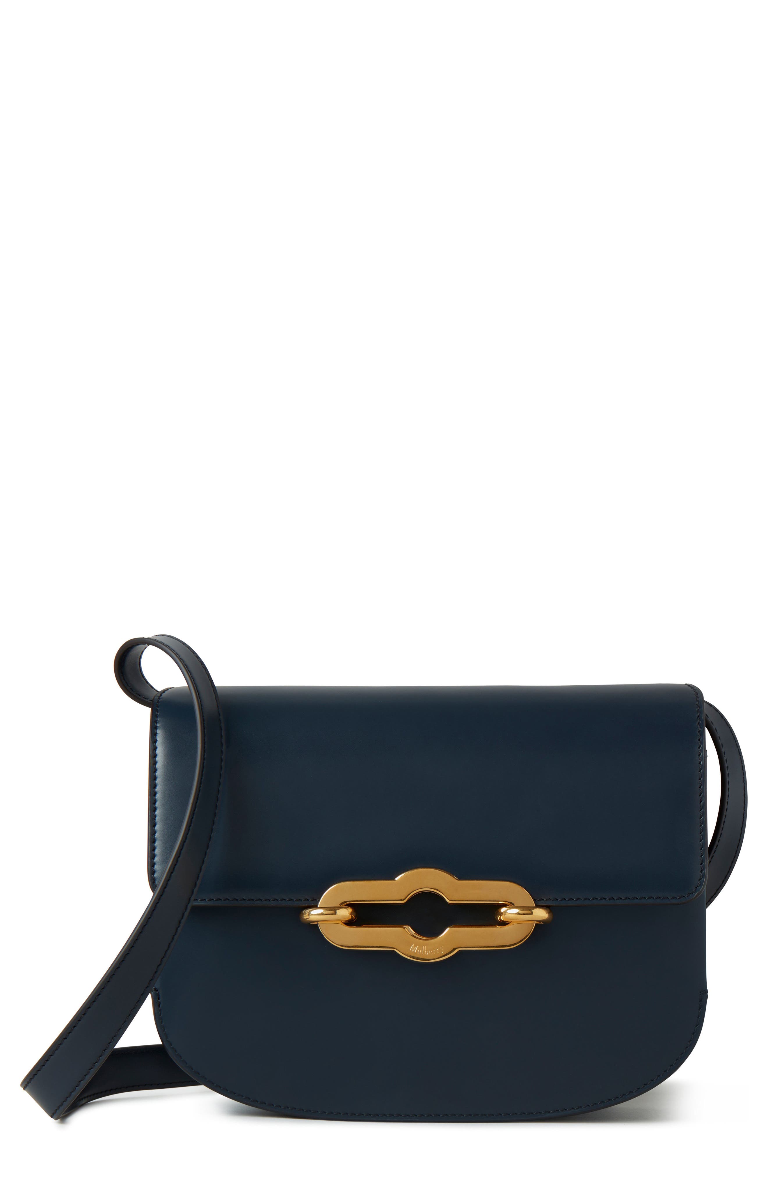 Mulberry Pimlico Super Lux Leather Shoulder Bag in Night Sky 