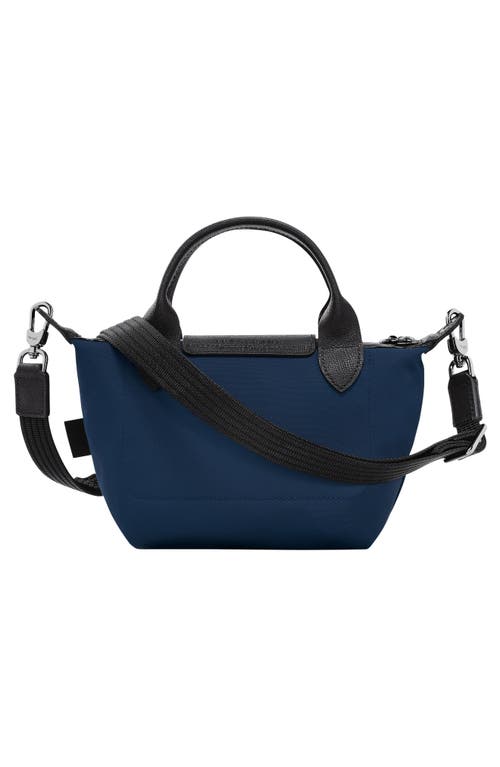 Shop Longchamp Le Pliage Small Crossbody Bag In Navy