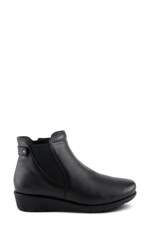 Shop Spring Step Apso Platform Wedge Bootie In Black