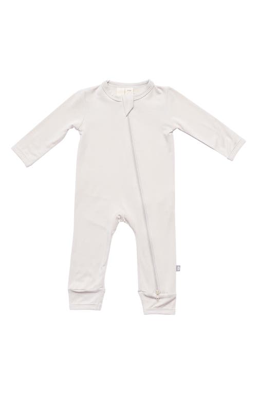 Kyte BABY Zip-Up Romper in Oat at Nordstrom