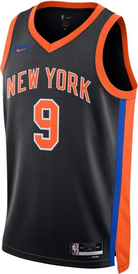 Men's Nike RJ Barrett Blue New York Knicks Swingman Jersey - Icon Edition 