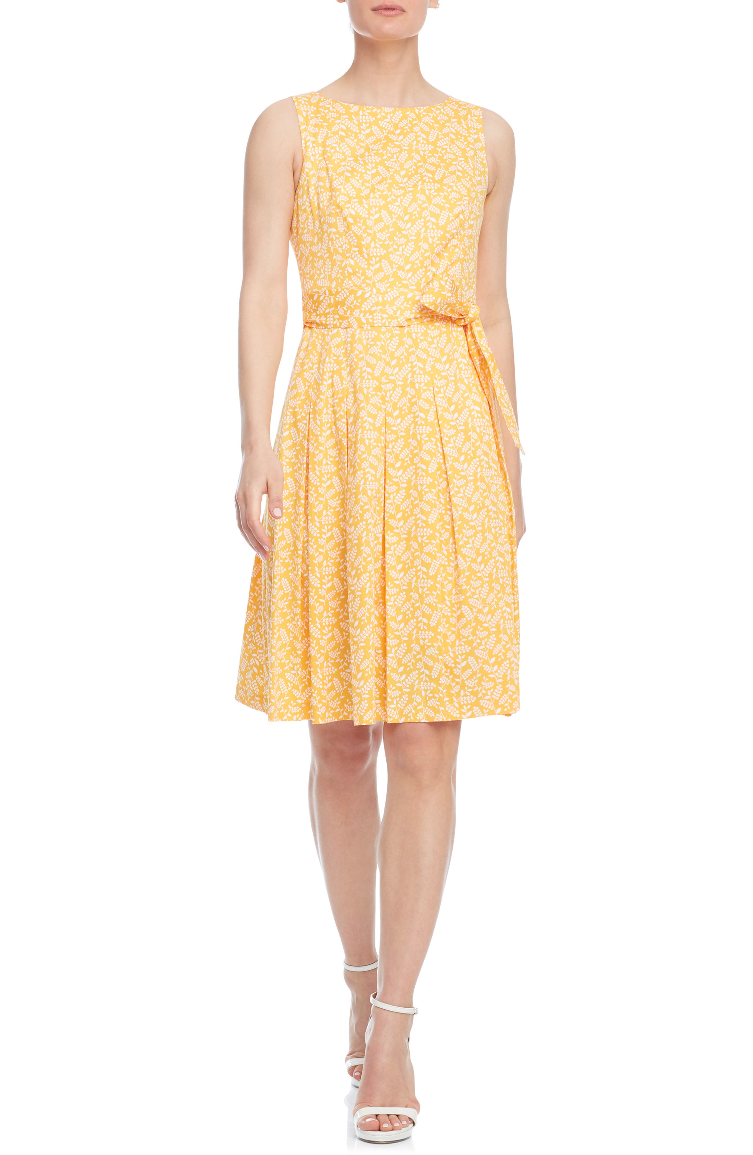 anne klein yellow dress