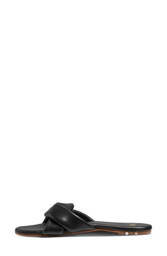 Beek Twistybird Slide Sandal In Black