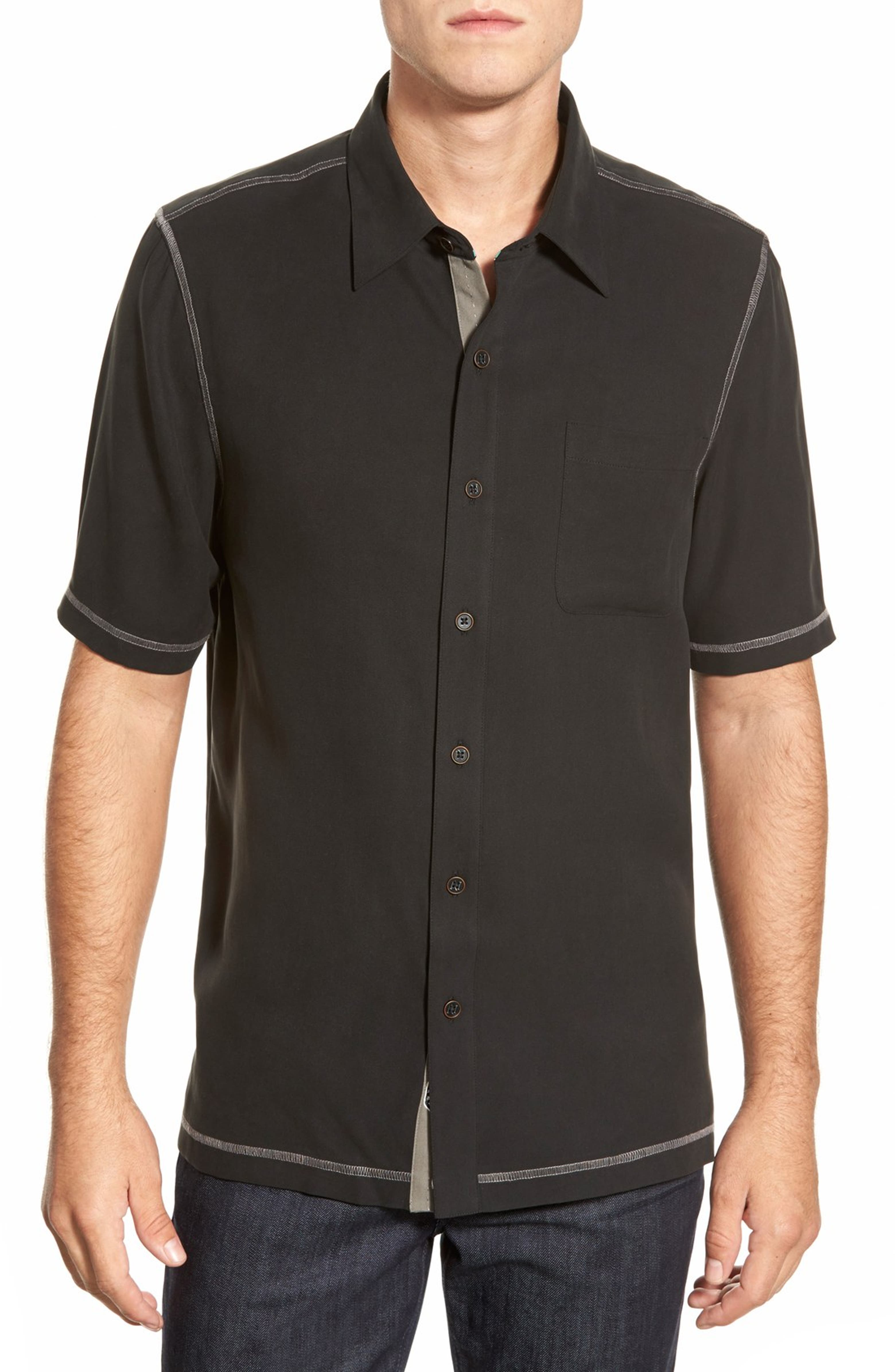 Nat Nast 'The New Originals' Regular Fit Short Sleeve Silk Sport Shirt ...