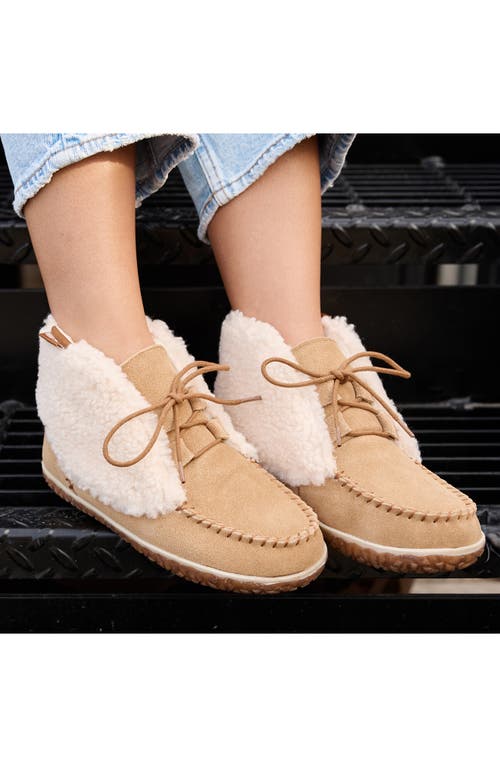 MINNETONKA MINNETONKA TORREY FAUX FUR LINED SLIPPER BOOTIE