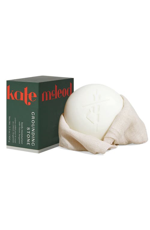 Kate Mcleod The Body Stone - Deep Moisturizing Cocoa Butter Lotion Bar For Dry Skin Treatment Grounding Stone 3. In Refill
