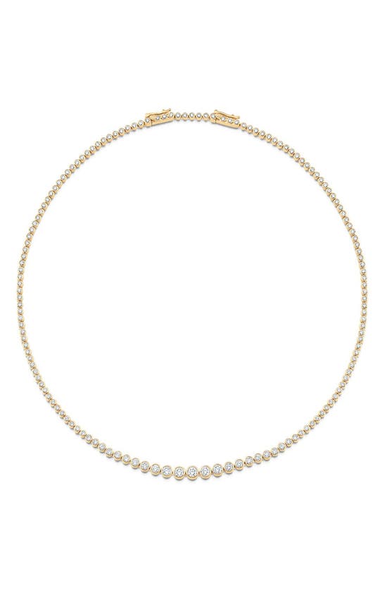 Shop Sara Weinstock Isadora Diamond Necklace In Yellow Gold