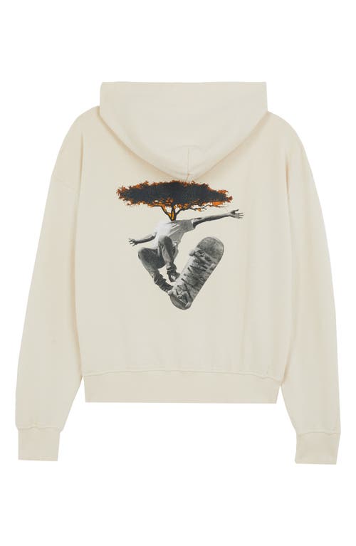 THE RAD BLACK KIDS Xasuke Cotton Graphic Hoodie Ivory at Nordstrom,