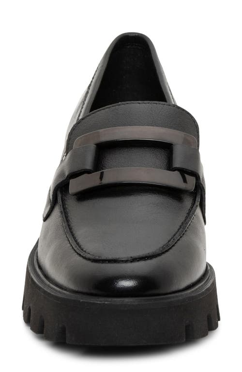 Ara Oleander Platform Loafer In Black