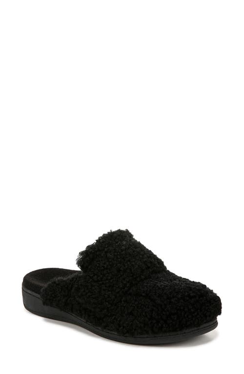 Shop Vionic Gemma Ii Mule In Black Shearling