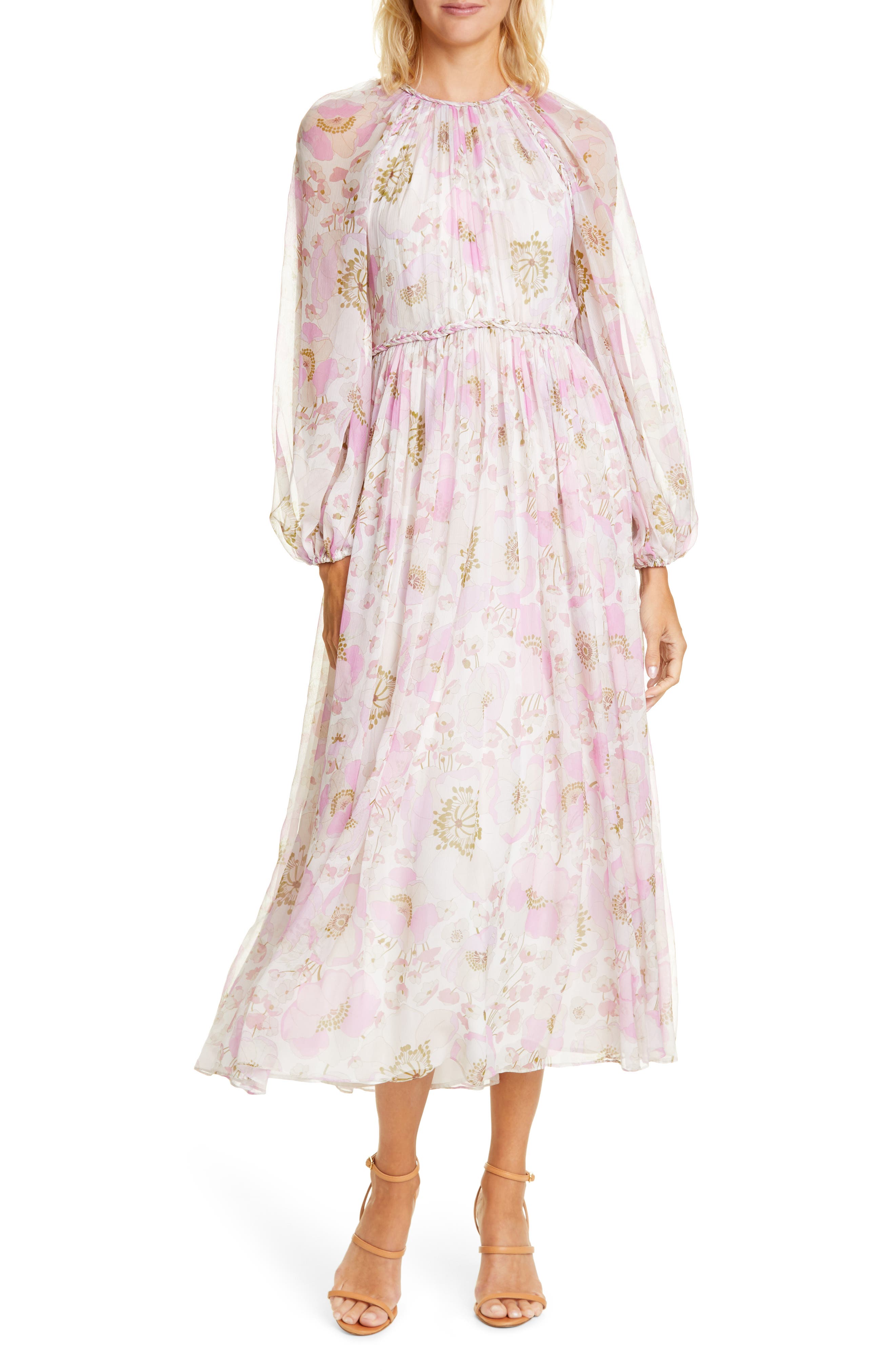 zimmermann long sleeve floral dress