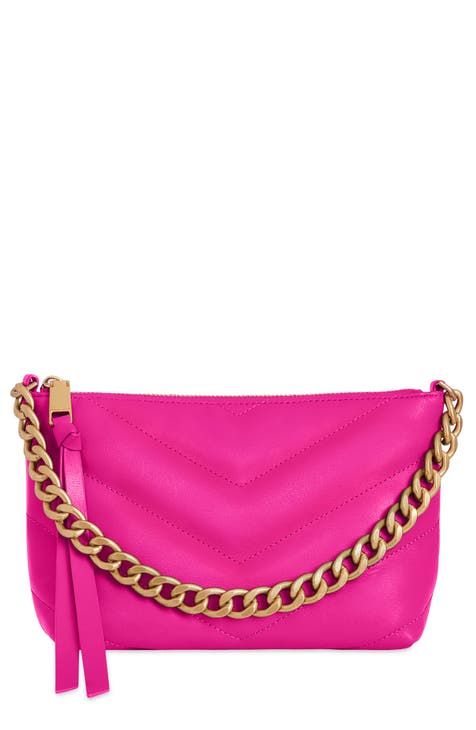 Pink Leather Crossbody Bags for Women