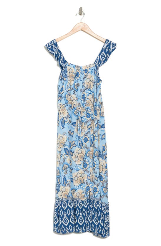 Casa Cabana Adora Maxi Dress In Blue Paisley | ModeSens