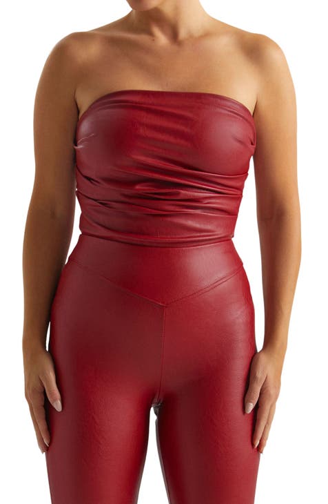 Women's Red Bodysuits