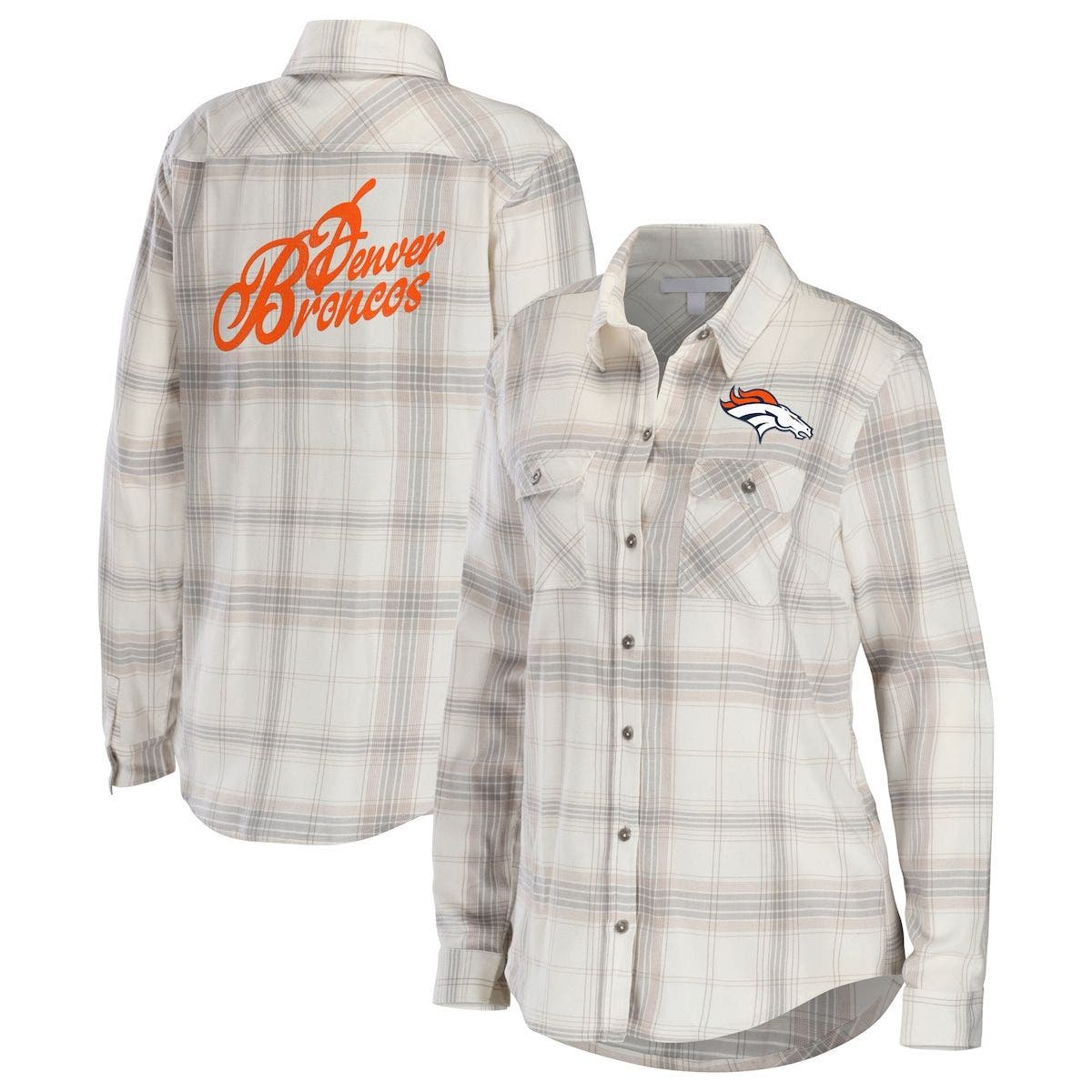 denver broncos plaid shirt