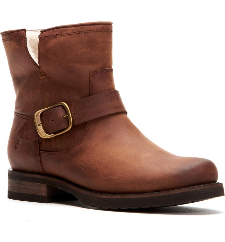 Frye Veronica Genuine Shearling Lined Bootie (Women) | Nordstrom
