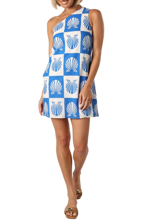One-shoulder,single Long Sleeve On Mini