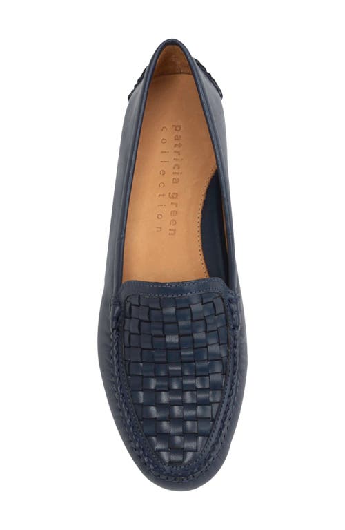 Shop Patricia Green Kelly Woven Driving Loafer In Navy