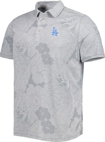 Tommy Bahama Men's Tommy Bahama Gray Los Angeles Dodgers Blooms Polo
