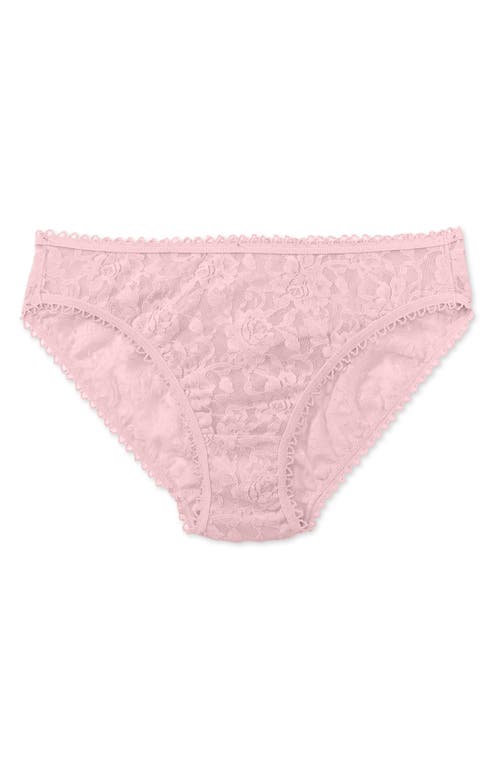 Shop Hanky Panky Lace Bikini In Bliss Pink