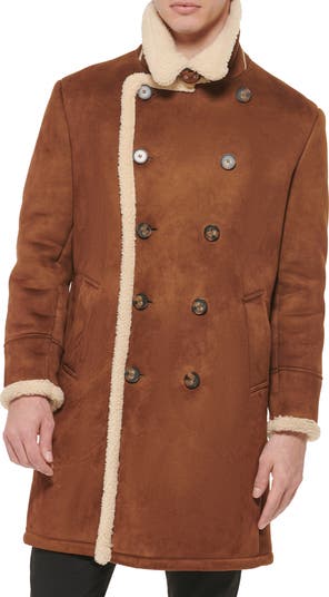 guess faux shearling jacket