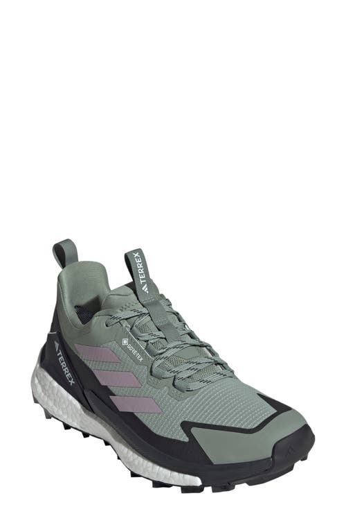 adidas Terrex Free Hiker 2.0 Gore-Tex Waterproof Hiking Shoe Green/Preloved Fig/Carbon at Nordstrom