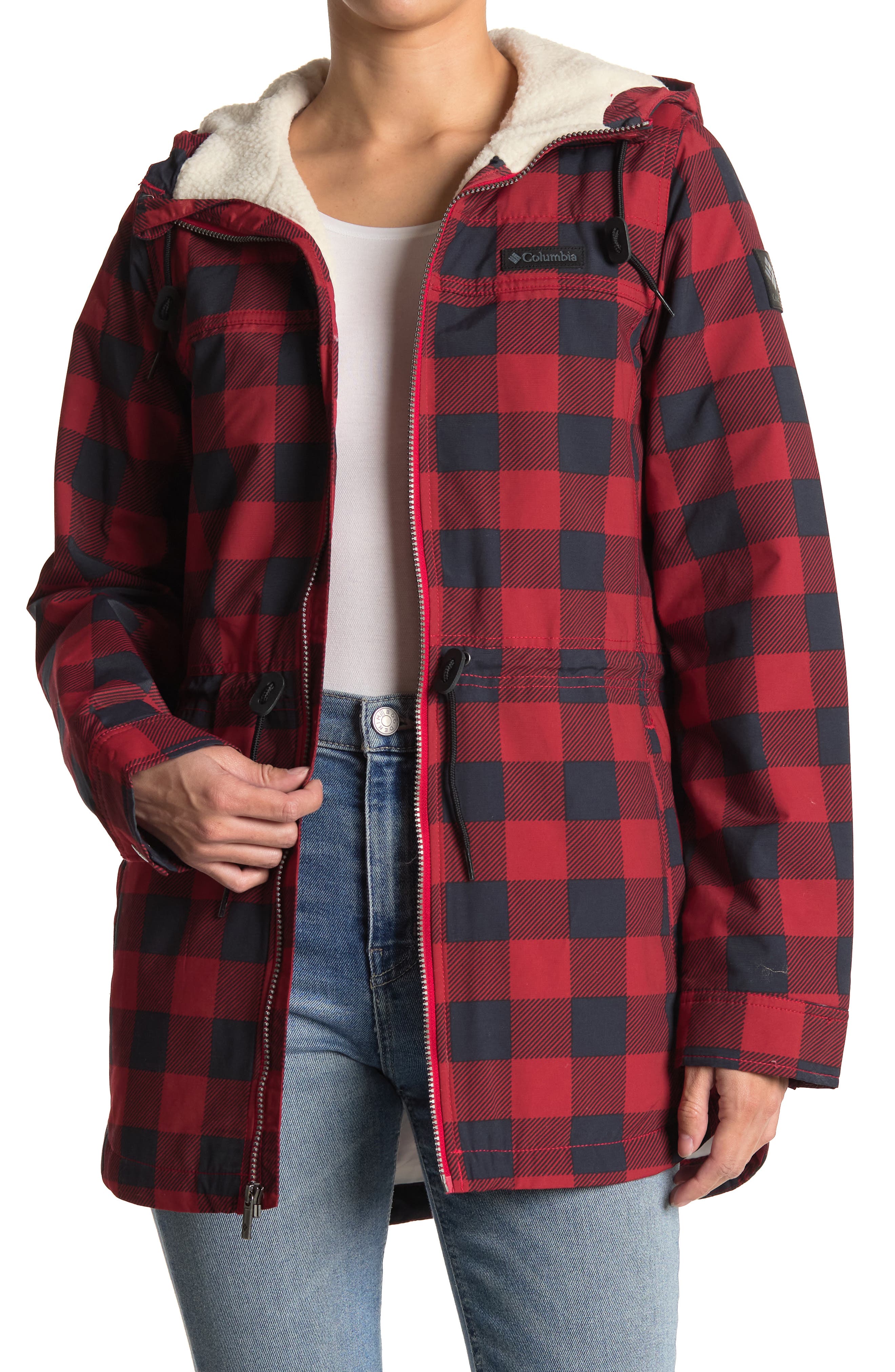 columbia patterned fleece