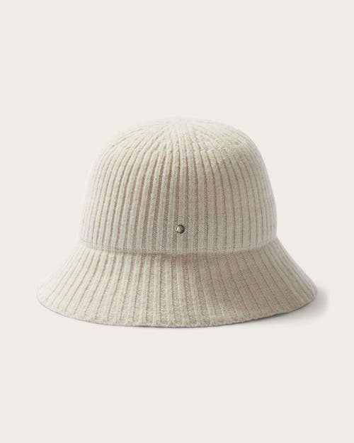 Shop Hemlock Taylor Wool Bucket Hat In Cream