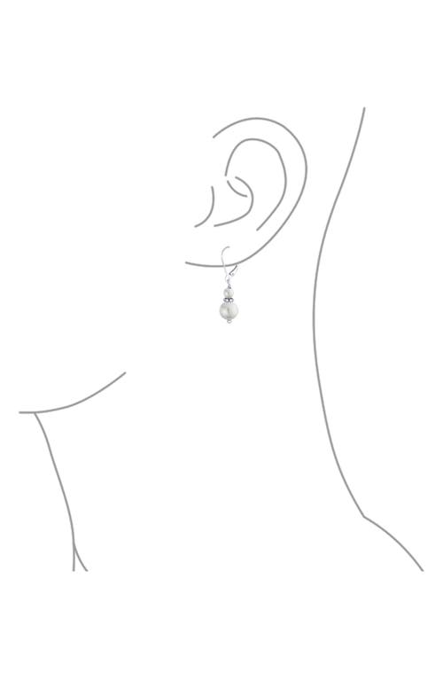 Bling Jewelry Resin Drop Earrings In Grey