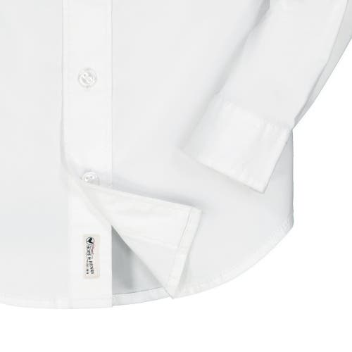 Hope & Henry Boys' Organic Stretch Poplin Shirt, Kids In Bright White