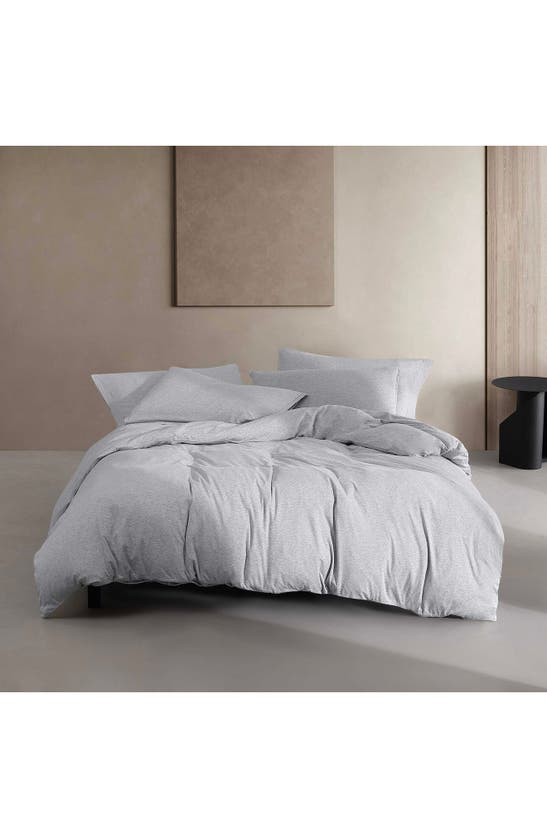 Calvin Klein Washed Percale Duvet & Shams Set In Blue